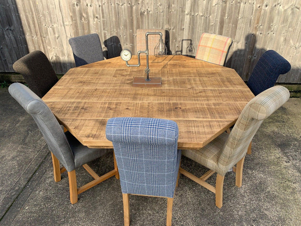 Authentic Light Wax Octagonal Table - Kubek Furniture