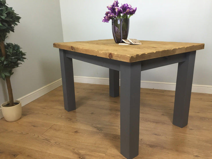The Authentic Waxed Plank Dining Table with Leaf