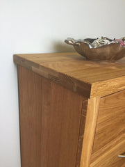 The Quercus Oak Tall Chest Of Drawers