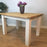 The Artisan White Painted Plank Dining Table with Leaf
