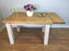 The Artisan White Painted Plank Dining Table with Leaf