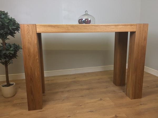 The Quercus Oak Bar Table – Kubek Furniture - Main Image