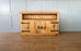 Authentic Light Wax Wide Console TV Unit - Kubek Furniture
