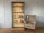 Authentic Light Wax Painted Bookcase - Kubek Furniture