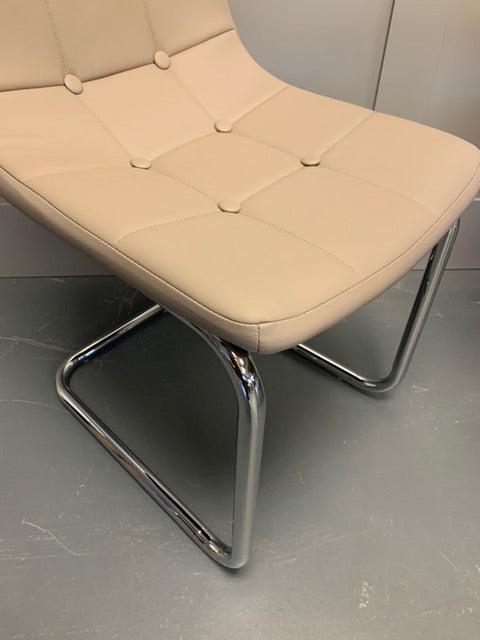 Menson Dining Chair in Cream - Kubek Furniture