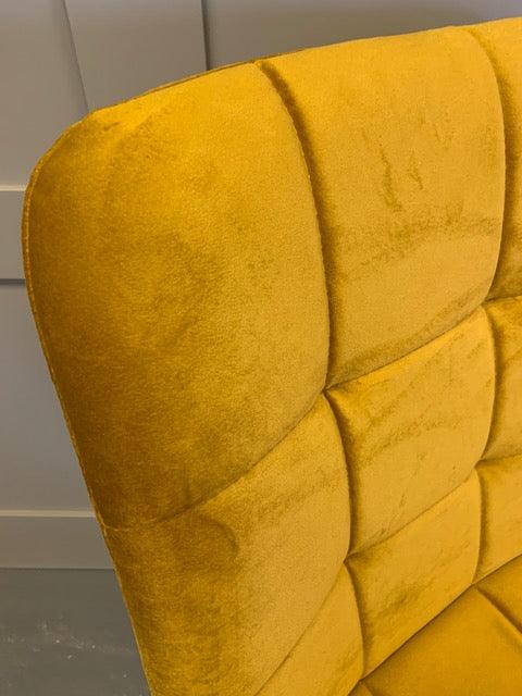 Allegro Chair in Mustard Yellow - Kubek Furniture