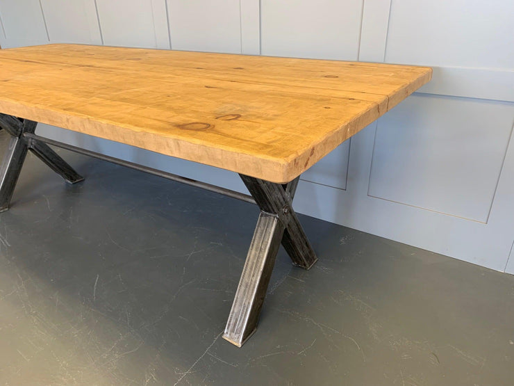 The Spitfire Artisan Waxed Dining Table - Kubek Furniture