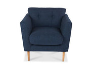 Napier Armchair in Vintage Blue - Kubek Furniture