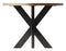 Chevron Oval Dining Table