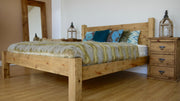 The Artisan Waxed Low Plank Bed