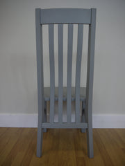 Grey Slatted Chair