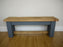 The Artisan Military Grey Painted Plank Dining Table With Benches - Kubek Furniture