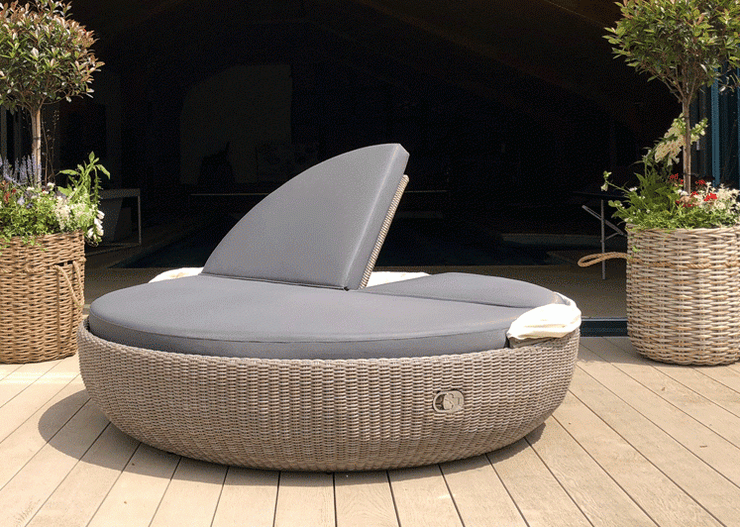 Meteor Rotating Sun Lounger - Kubek Furniture