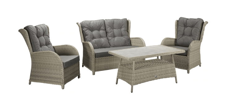 Meghan Lounge Set In Grey - Kubek Furniture
