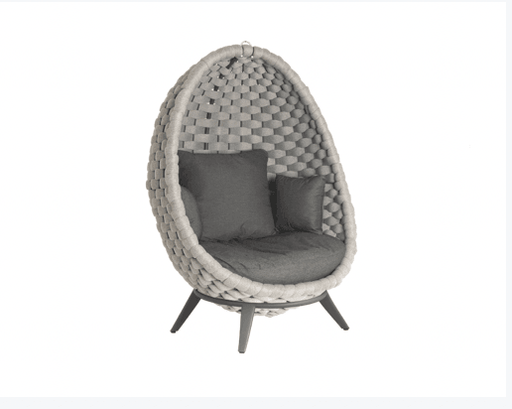 Cordial Light Grey Moon Chair - Kubek Furniture