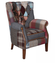 Barnard Patchwork Armchair - Kubek Furniture