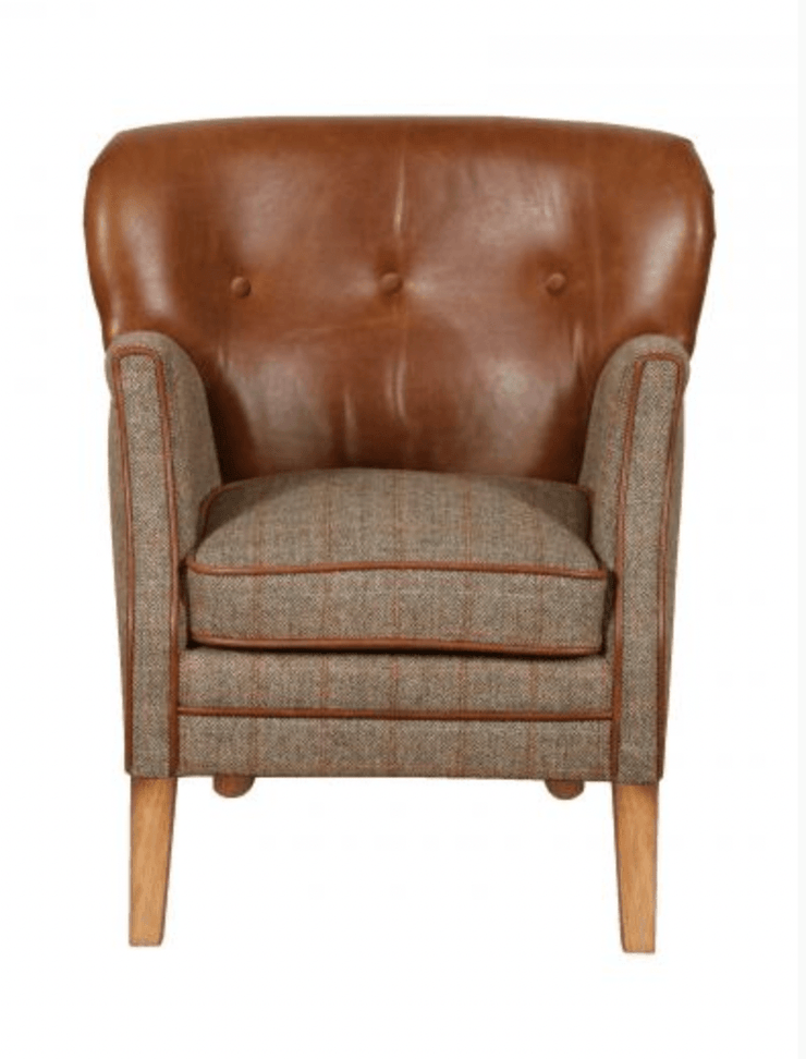 Elston Armchair in Hunting Lodge - Kubek Furniture