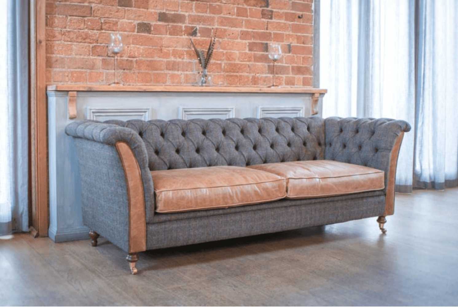 Granby 2-Seater Sofa in Moreland - Kubek Furniture