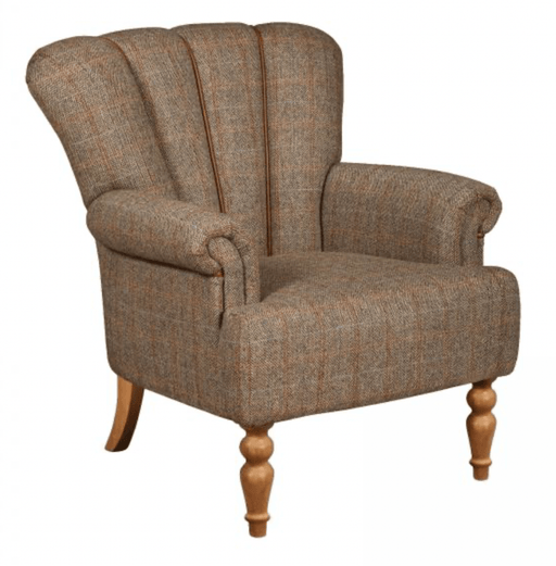 Lily Petite Armchair in Hunting Lodge - Kubek Furniture