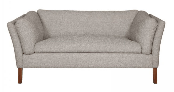 Bugsy Sofa in Lyon Steel - Kubek Furniture