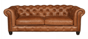 Gotti Club Sofa in Brown Cerrato - Kubek Furniture
