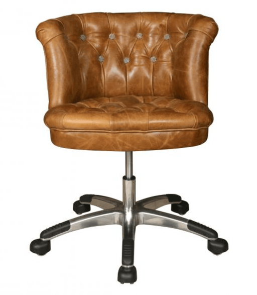 Parker Office Chair in Brown Cerrato - Kubek Furniture