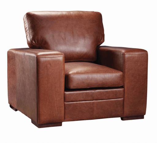 New York Sofa in Brown Ingrassato - Kubek Furniture