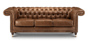 Barton Square Sofa in Brown Cerrato - Kubek Furniture