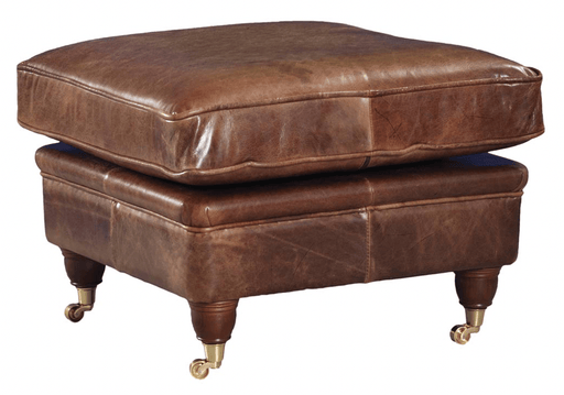 Winston Footstool in Ingrassato - Kubek Furniture