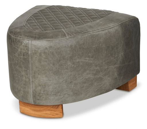Emperor Footstool in Grey Cerrato - Kubek Furniture