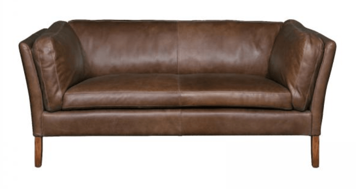 Bugsy Sofa in Espresso Leather - Kubek Furniture