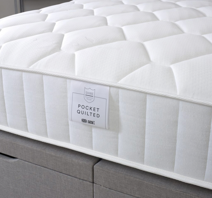 The Pocket Quilted Divan Bed and Mattress