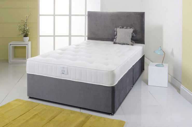 The Ortho Tufted Divan Bed and Mattress