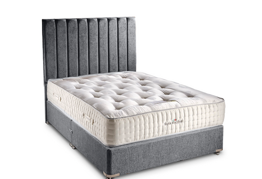 The Amber Bed and Mattress with Alpaca Wool and Bamboo