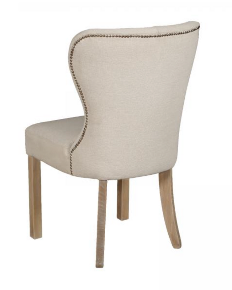 Abby Dining Chair in Stone Linnet