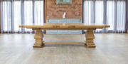 The Rustic Windermere Monastery Extending Dining Table
