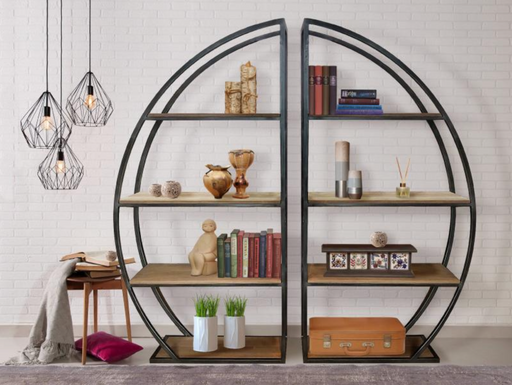 The Metal Sail Bookcase