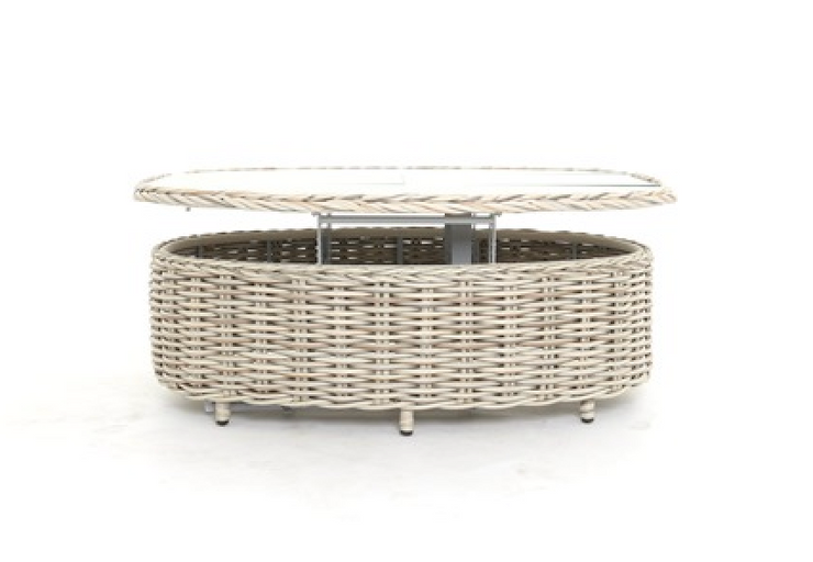 Fiji Adjustable Oval Coffee Table