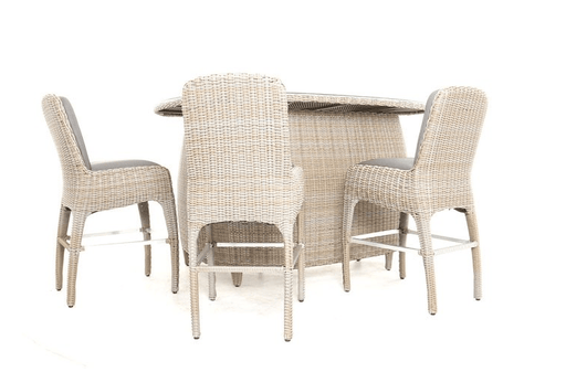 Meteor Spa Bar Set With 3 Chairs - Kubek Furniture