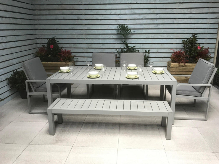 Alarna Bench Dining Set - Kubek Furniture
