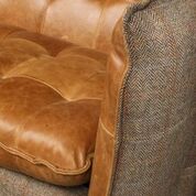 Brunswick 3-Seater Sofa in Gamekeeper Thorn and Brown Cerrato - Kubek Furniture
