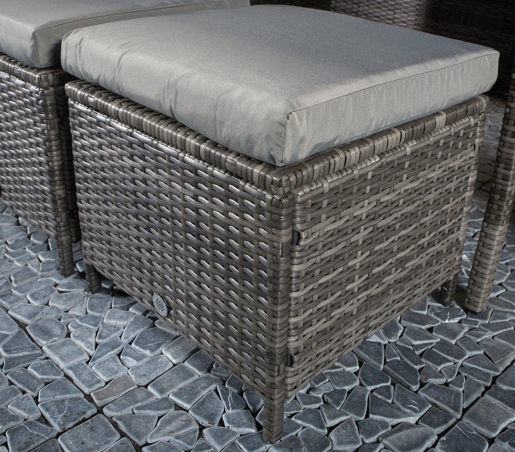 Charlotte Corner Sofa Dining Set in Grey Kubek Furniture