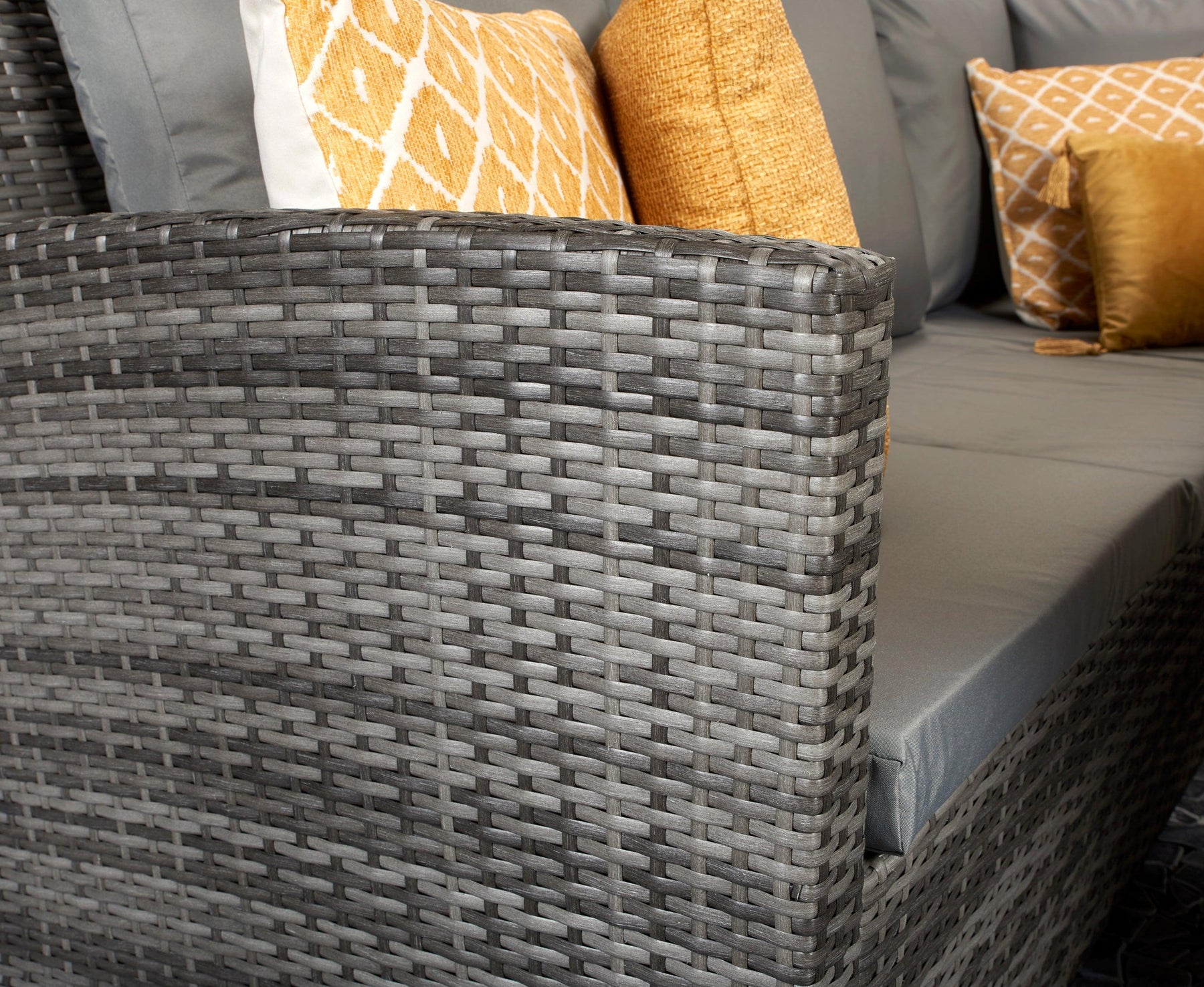 Charlotte Corner Sofa Dining Set in Grey Kubek Furniture