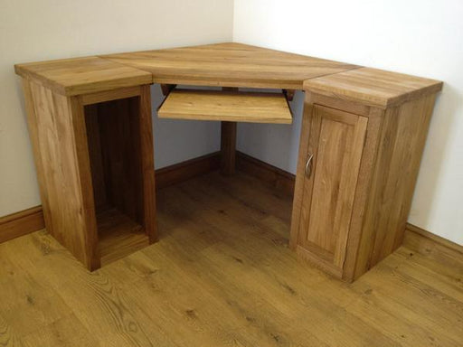 The Quercus Oak Corner Desk