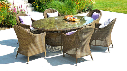 San Marino Oval Table - 2000mm x 1550mm - Kubek Furniture