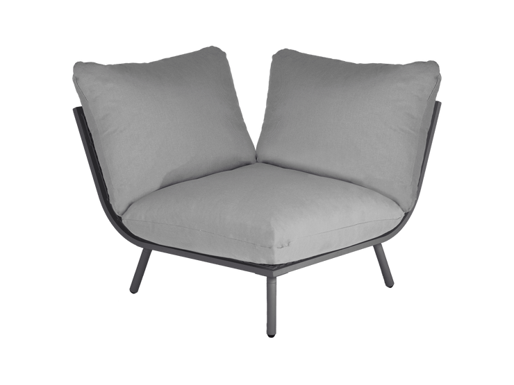 Beach Flint Lounge Corner Grey Module - Kubek Furniture