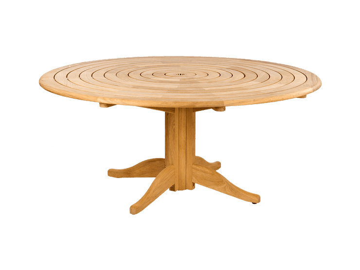 Roble Bengal Pedestal Table - 1750mm - Kubek Furniture
