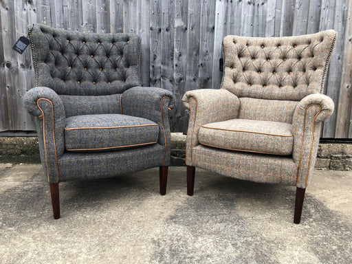 Holker Armchair in Uist Night or Gamekeeper Thorn - Kubek Furniture