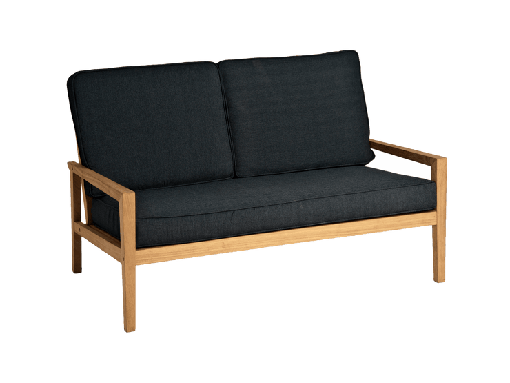 Roble 2-Seater Sofa With Charcoal Cushion - Kubek Furniture