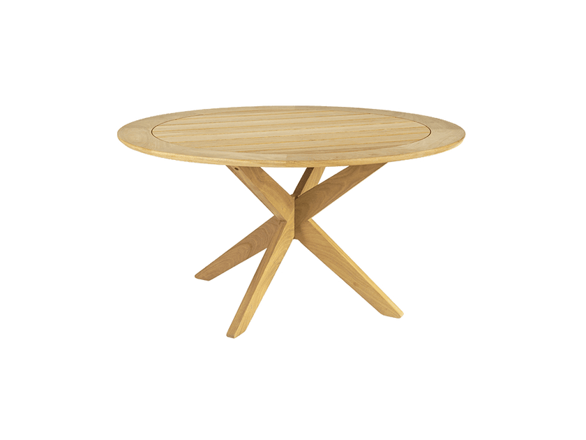 Roble Table with Cross Base - 1250mm – Kubek Furniture